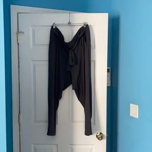 Torrid: gray tie wasted pants